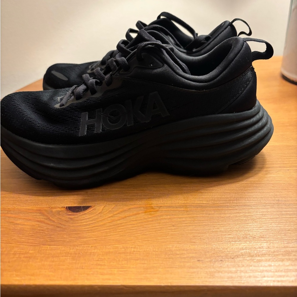 Hoka One One All-Black Women's Athletic Shoes